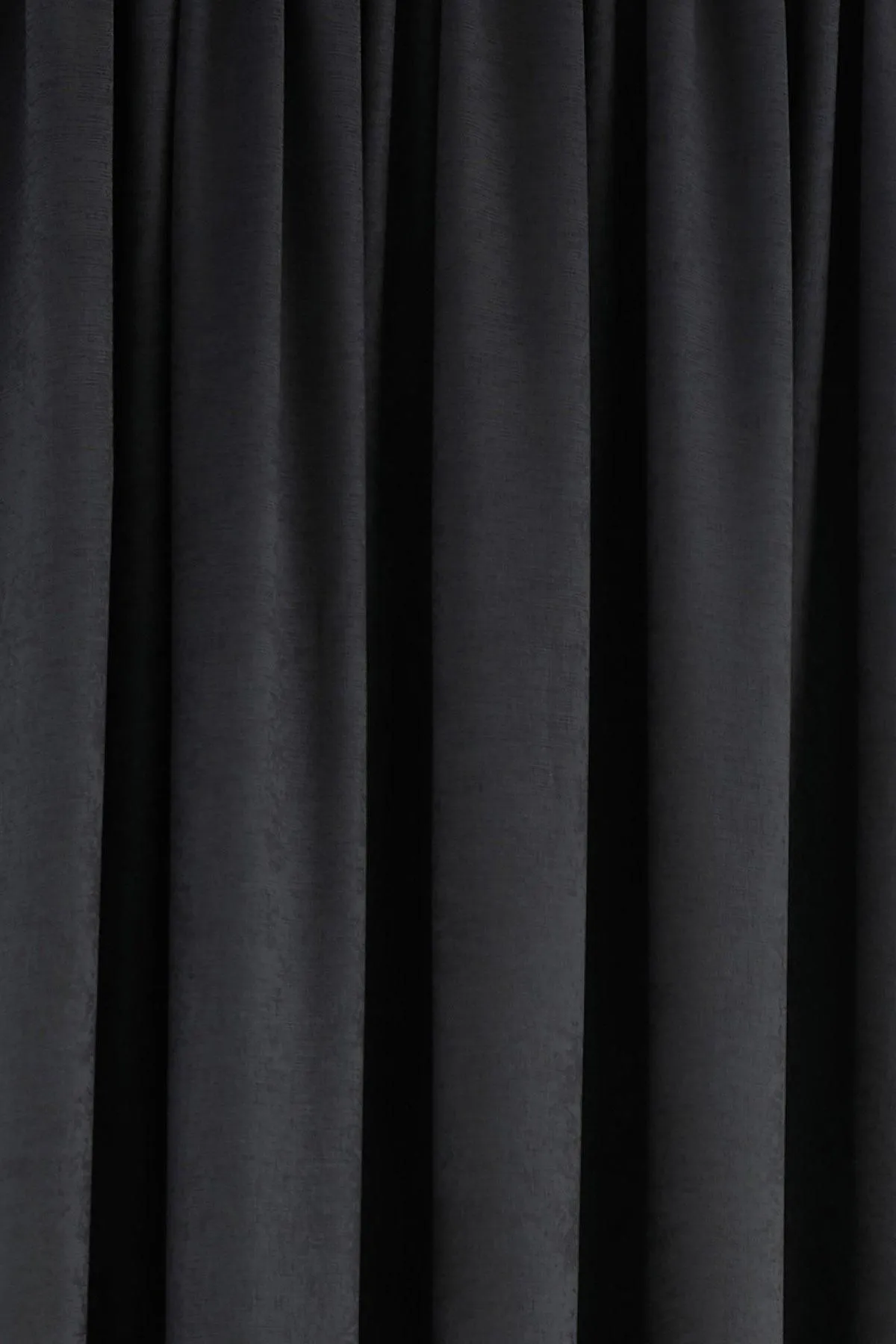Fusion 'Galaxy' Dim out woven Pair of Pencil Pleat Curtains in Black 4