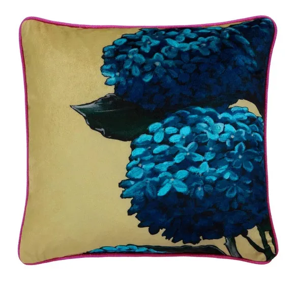Hiyah Hydrangea Square Cushion 2
