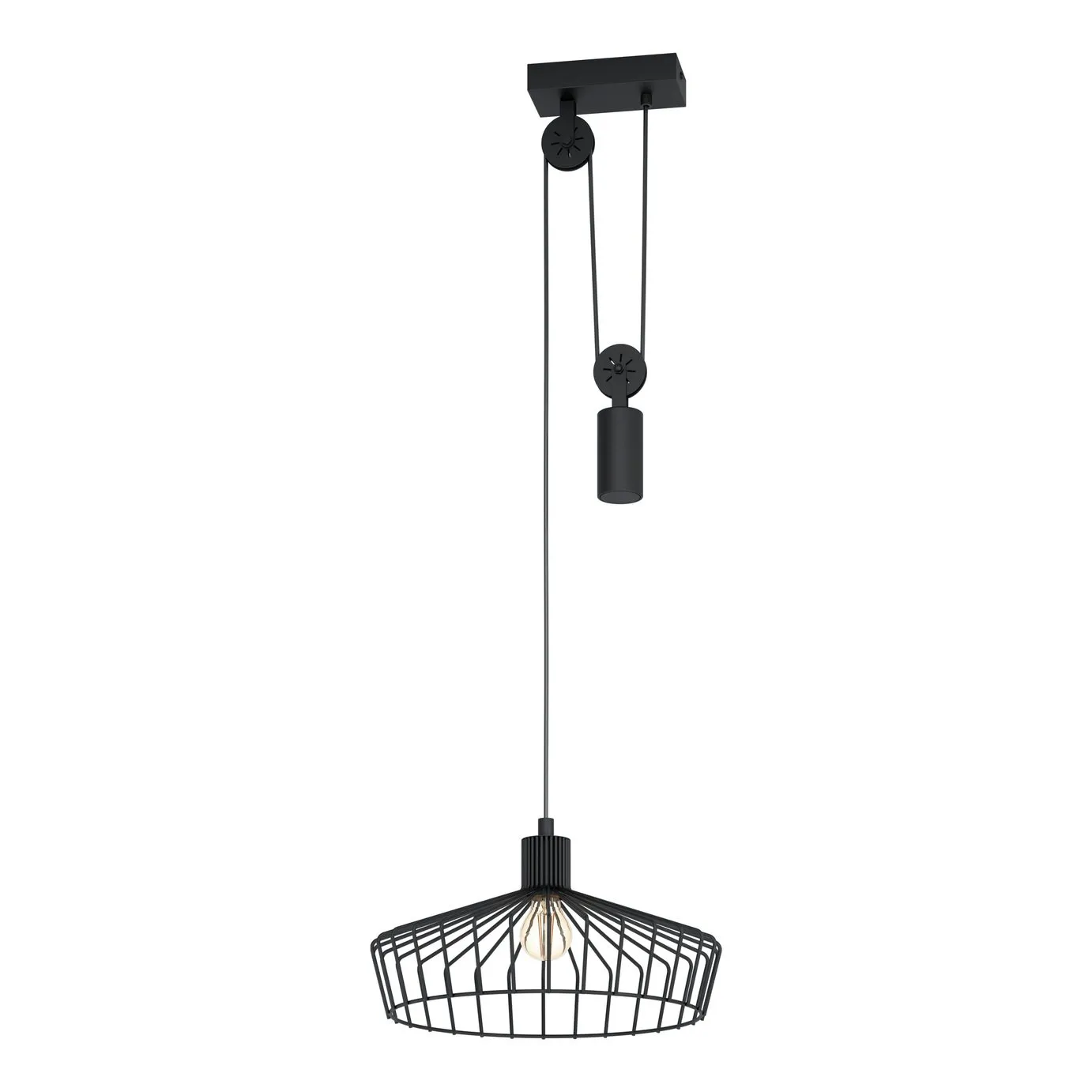 Eglo Winkworth Pendant Light - Black
