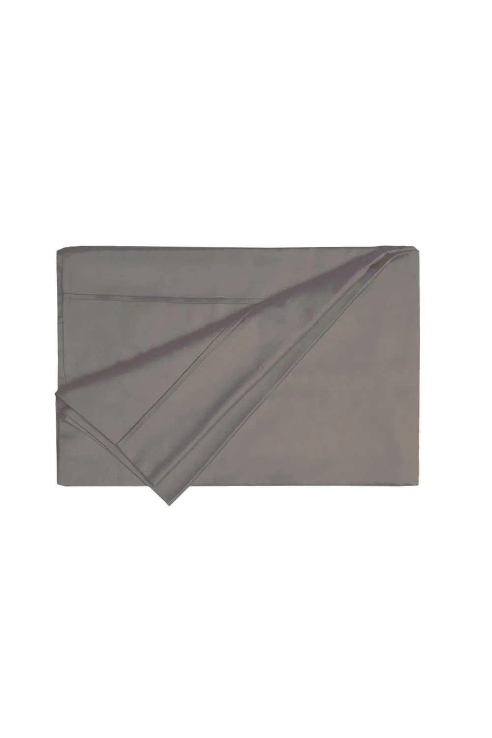 Belledorm Egyptian Cotton 200 Thread Count Flat Sheet in Dark Grey
