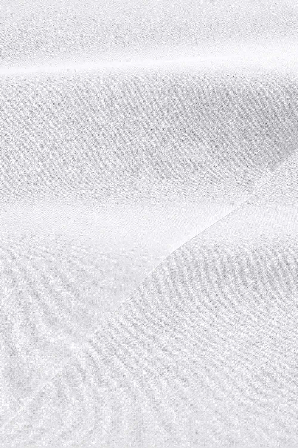 CHRISTY Pure Cotton Percale Flat Sheets in White 2
