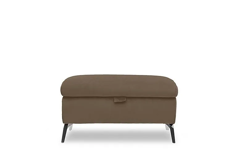Jude Fabric Storage Footstool - Opulence Cedar