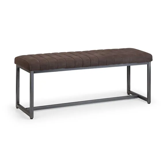 Brooklyn Dining Bench, Suede 2