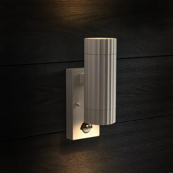 Georgi Ribbed 2 Light PIR Outdoor Wall Light 2