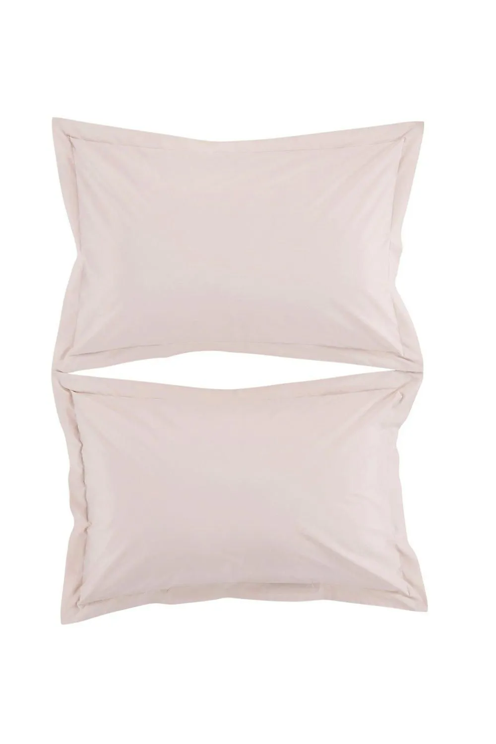 CHRISTY Pure Cotton Percale Oxford Pillowcase Pair in Pink 1