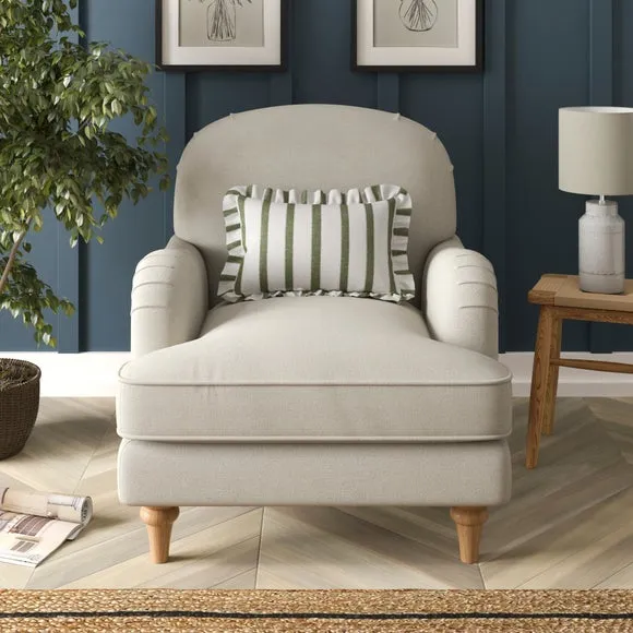 Beatrice II Luna Fabric Armchair