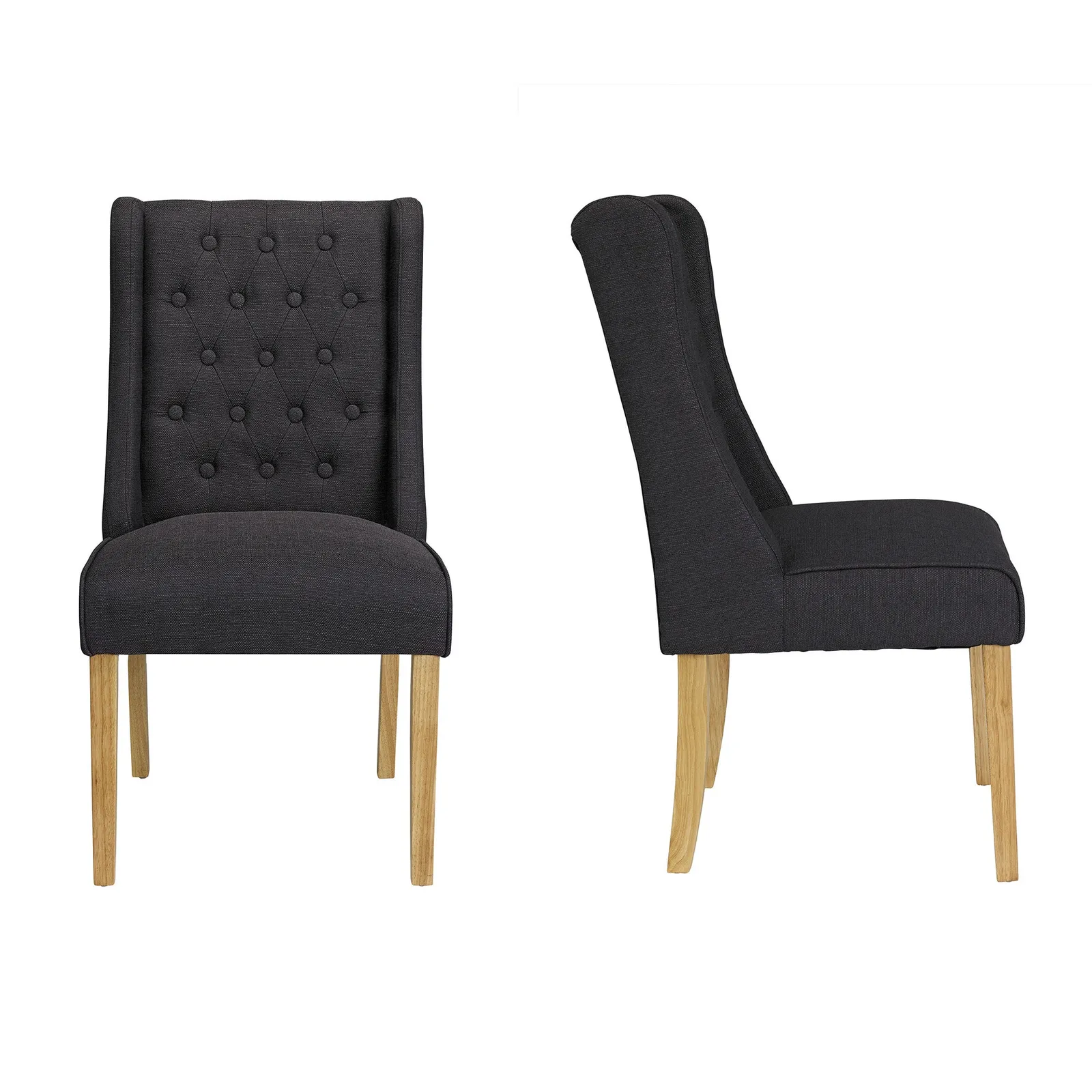 Lorient 2 Dining Chairs Grey
