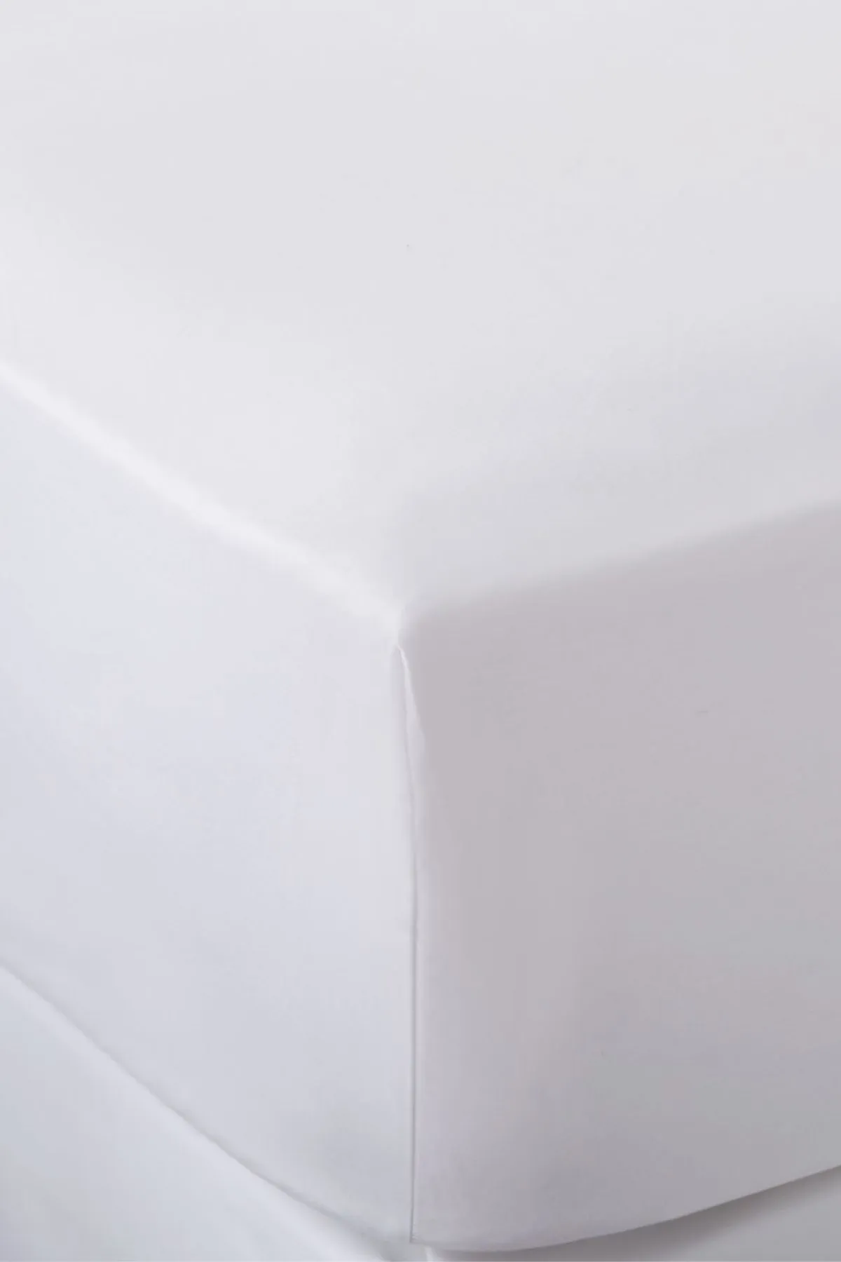 Soak&Sleep White 200TC Egyptian Cotton 40cm Fitted Sheet 3