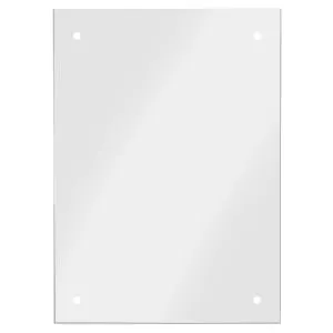 Croydex Large Basic Bathroom Mirror - Silver