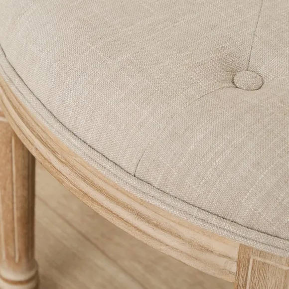 Voyage Maison Claudette Linen Footstool 6