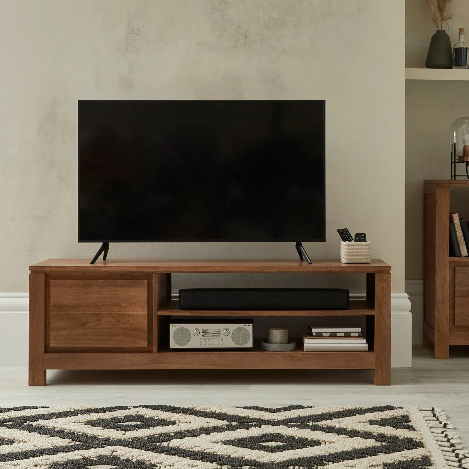 Harlam Wide TV Stand Brown