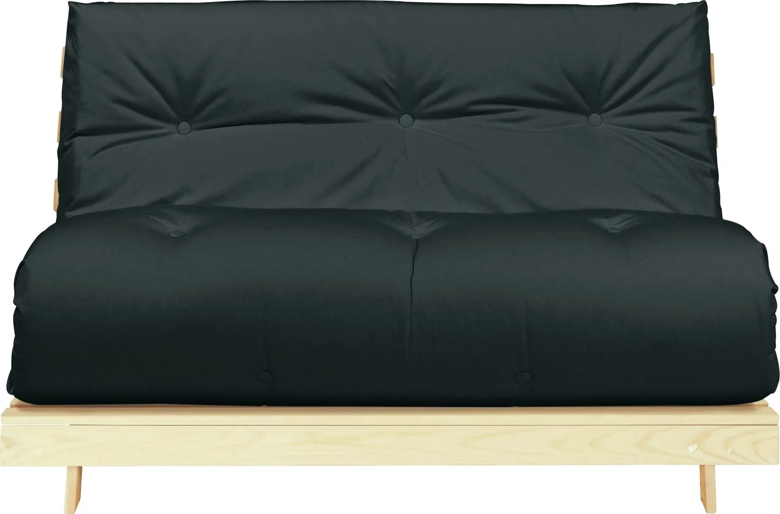 Argos Home Tosa 2 Seater Futon Sofa Bed - Black
