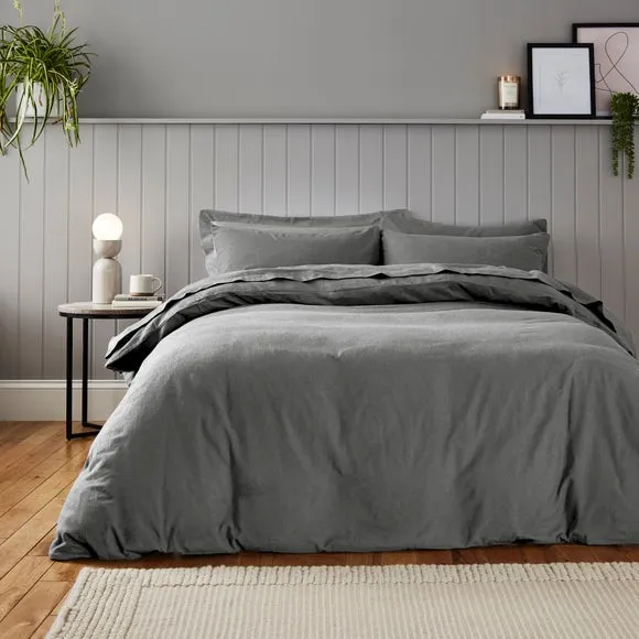 Soft & Cosy 100% Brushed Cotton Kingsize Standard Pillowcase Pair 2