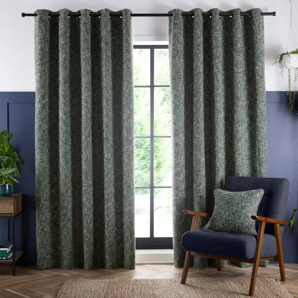 Everson Boucle Eyelet Curtains 2