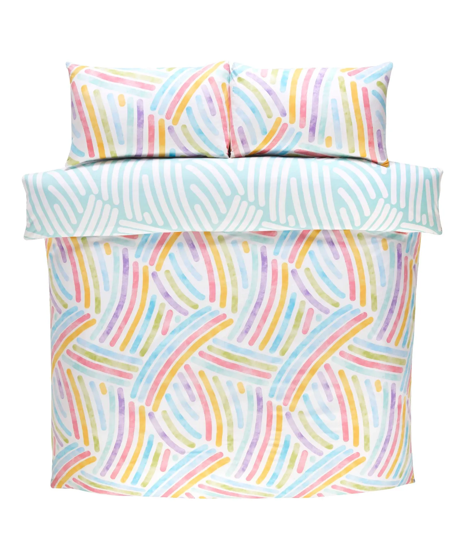 Rapport Home Art Microfibre Polyester Duvet Set with Pillowcase 2