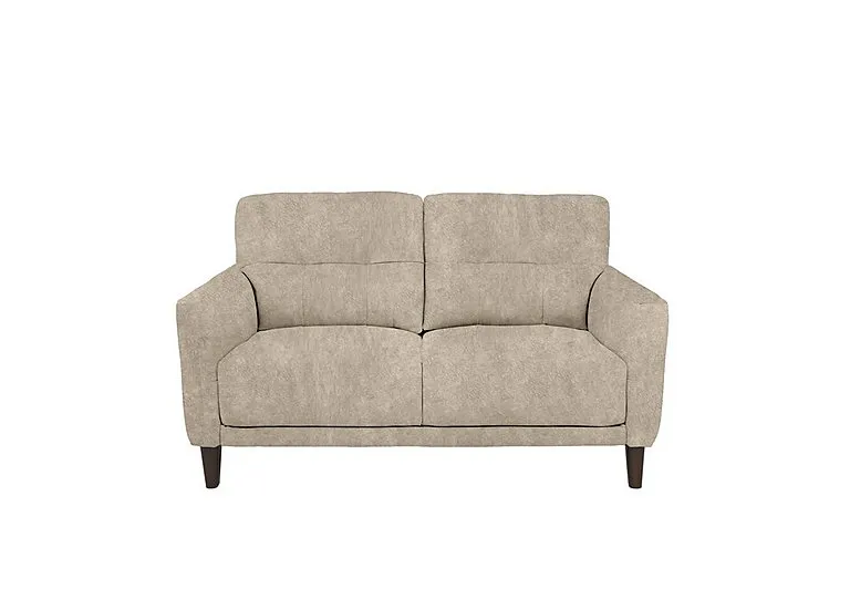 Uno Fabric 2 Seater Sofa - Cream