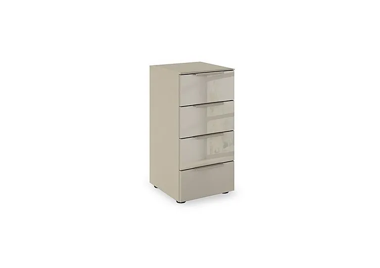 Haven 40cm 4 Drawer Décor Chest with Glass Front