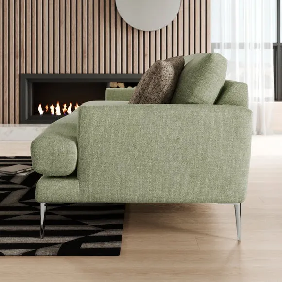 Lawson Chunky Tonal Weave 4 Seater Sofa 2
