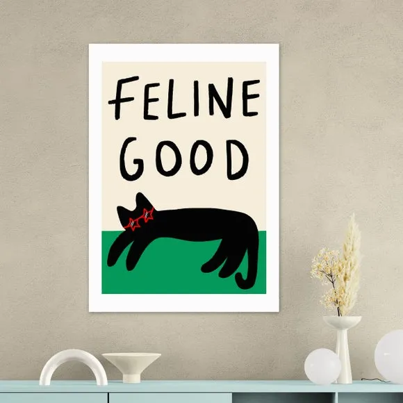 East End Prints Feline Good Framed Print 1