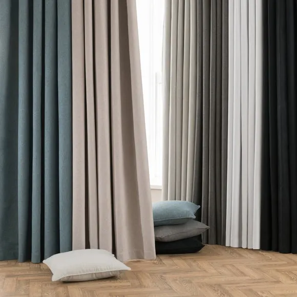 Luna Brushed Eyelet Curtains (Blackout Available) 6