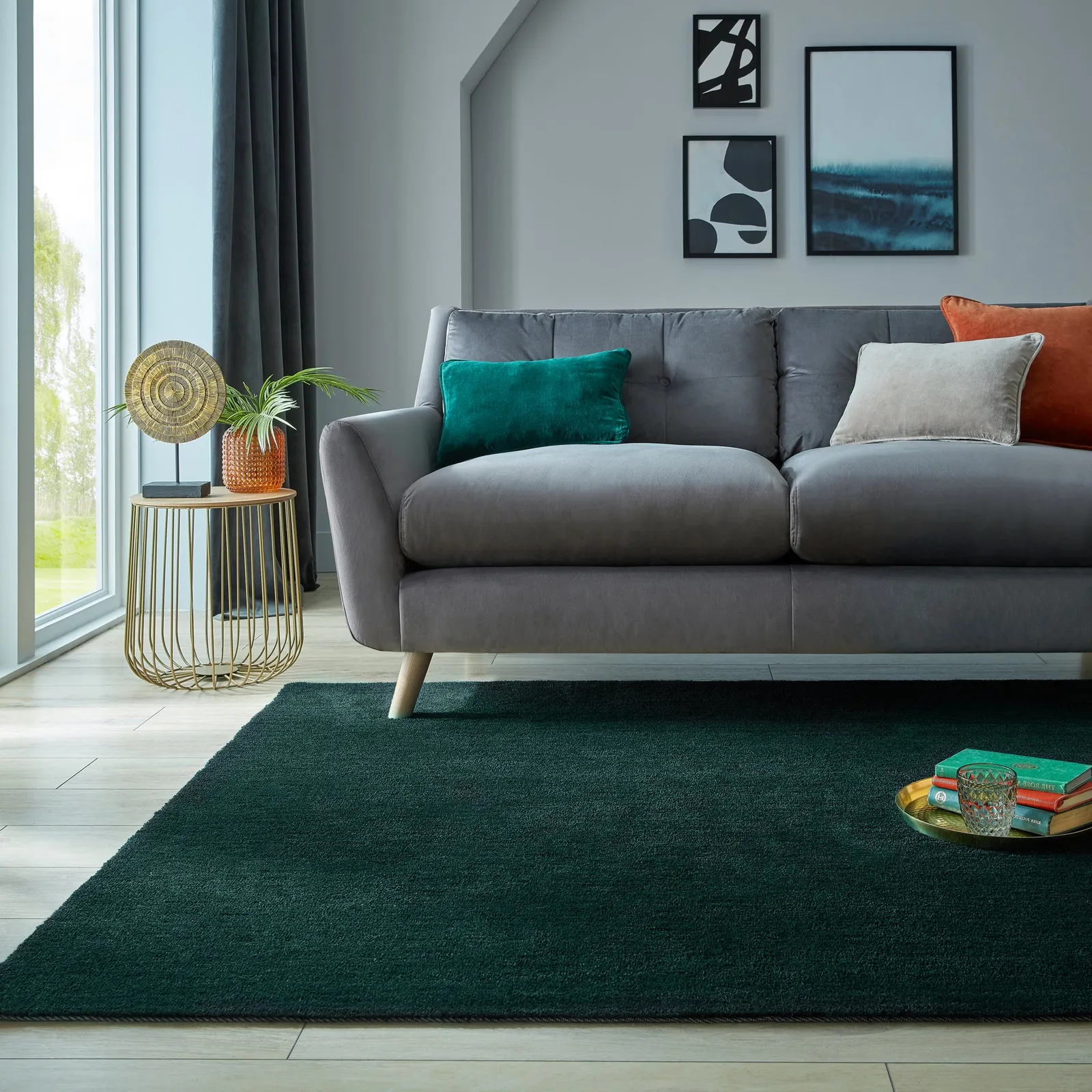 Isla Rug Isla Bottle Green