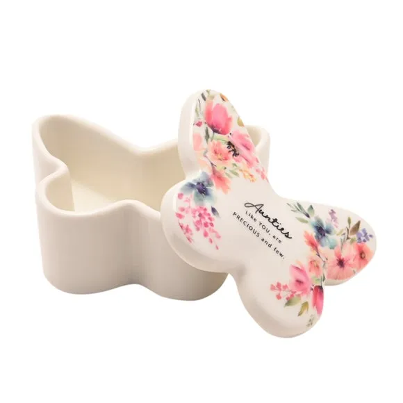 The Cottage Garden Butterfly Ceramic Trinket Box 3