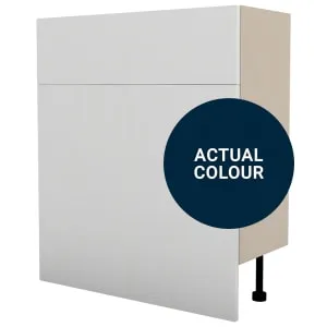 Duarti By Calypso Cascade 700mm Floor Reaching Full Depth Toilet Unit - Midnight Blue