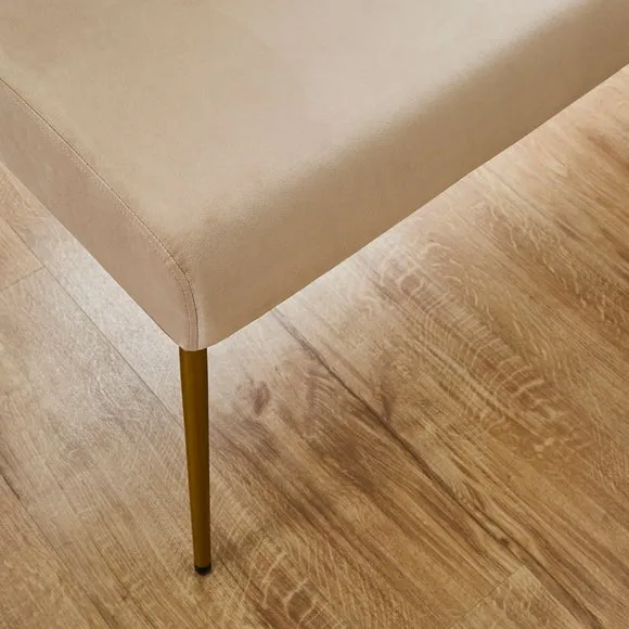 Kendall Corner Dining Bench, Velvet 5