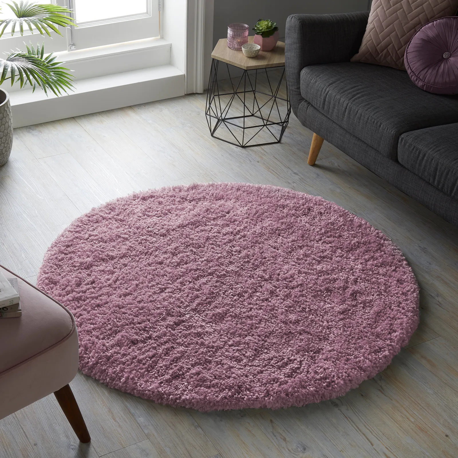 Sparks Circle Rug Sparks Pink