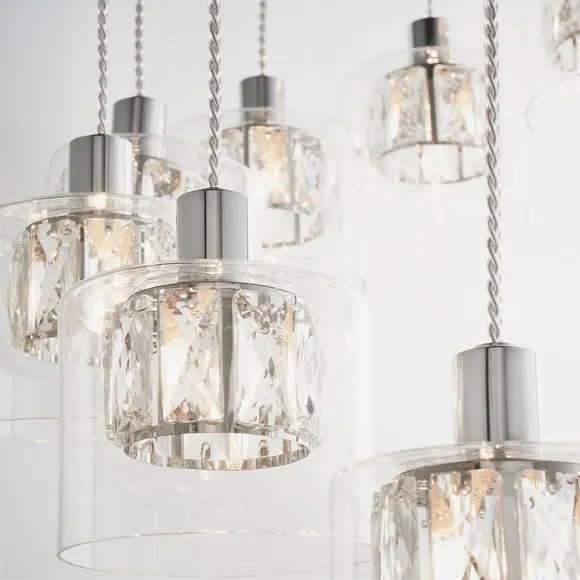 Vogue Armory Drop 12 Light Cluster Ceiling Light 3