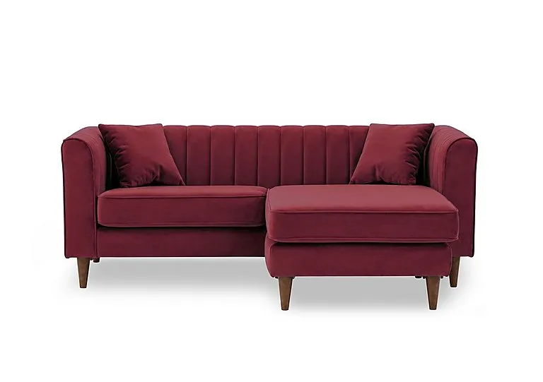 Margo 3 Seater Sofa Fabric with Reversible Chaise End - Sofas and Armchairs - In Time for Christmas