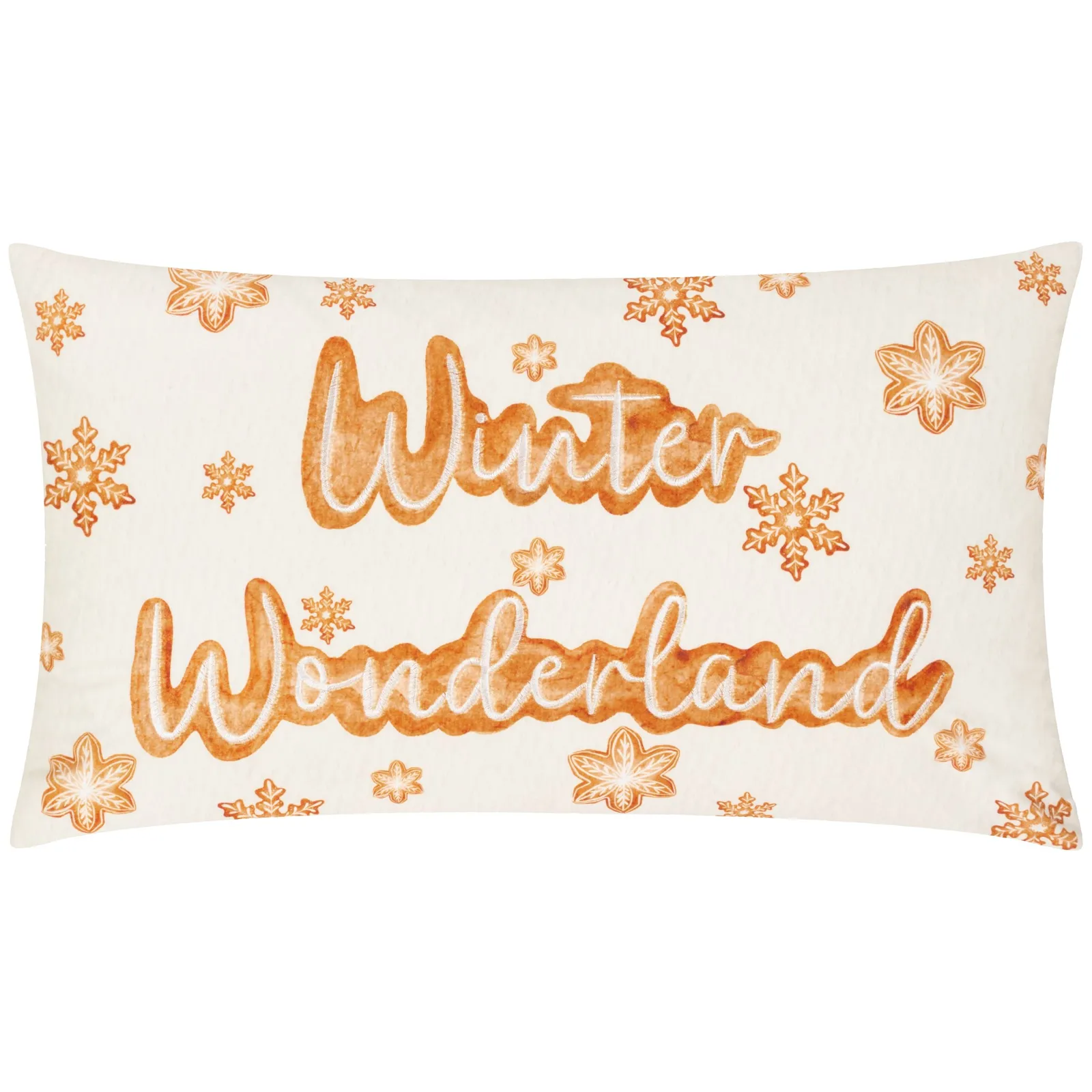 Furn Gretel Winter Wonderland Embroidered Polyester Filled Cushion
