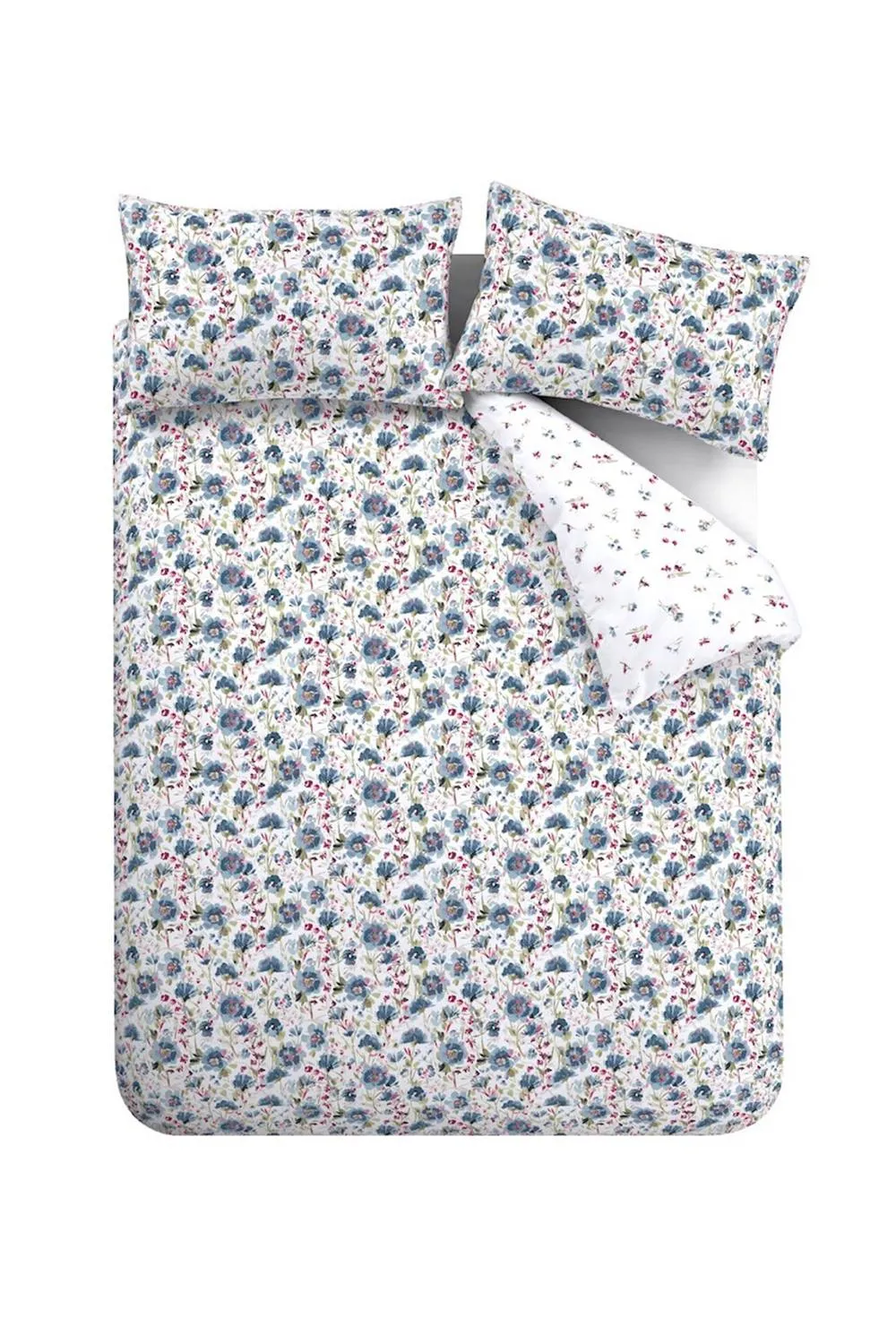 Bianca 'Brushed Cotton Ophelia' Floral Reversible Duvet Cover Set 5