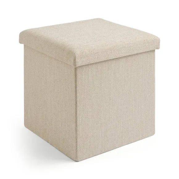 Herringbone Rectangle Ottoman 3
