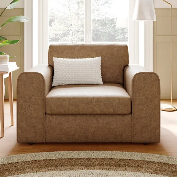 Abel Arizona Faux Leather Snuggle Chair