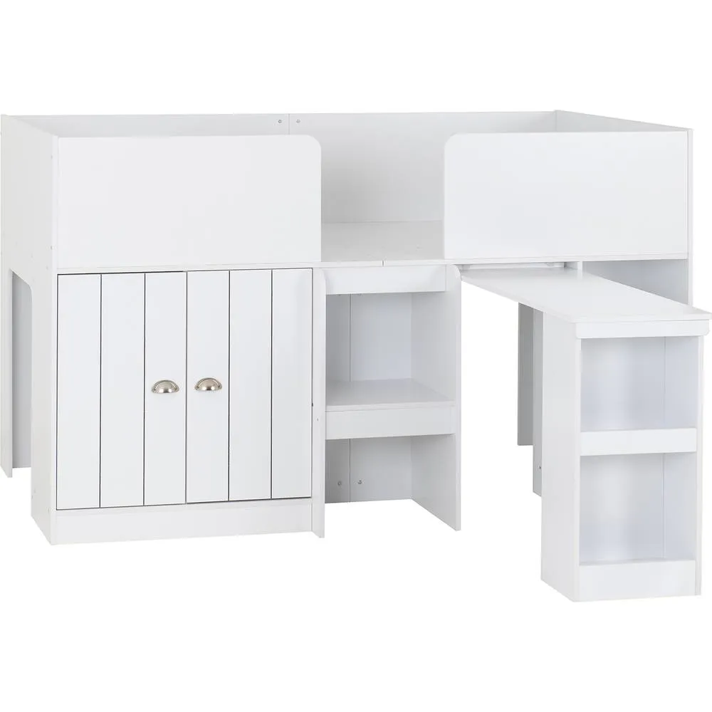 Seconique Orlando Study Bunk in White 3