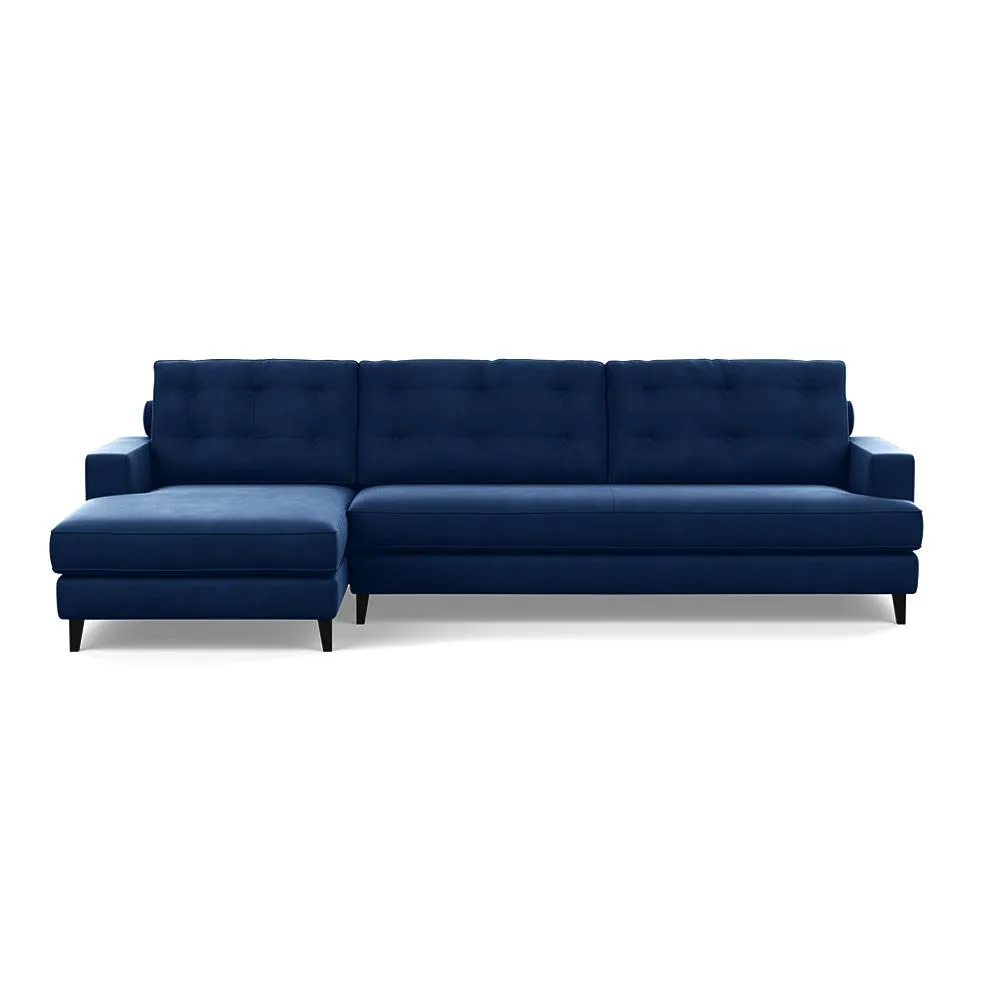 Heal's Mistral Left Hand Facing Corner Sofa In Velvet 1