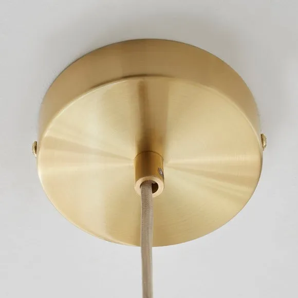 Lacey Alabaster Gold Pendant Light 3