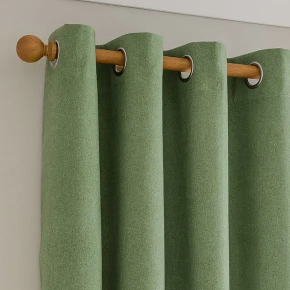 Luna Brushed Eyelet Curtains (Blackout Available) 1