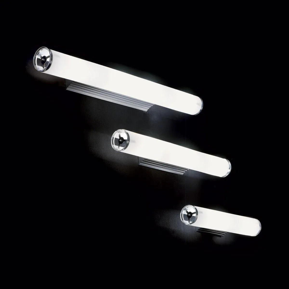 Netlighting Camerino 2 Light Indoor Small Over Mirror Wall Light White E14 2