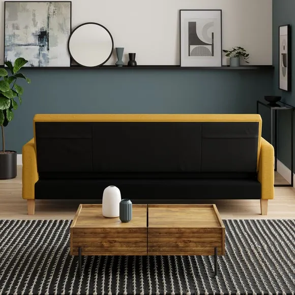 Harlow Flatweave Storage Double Sofa Bed 3
