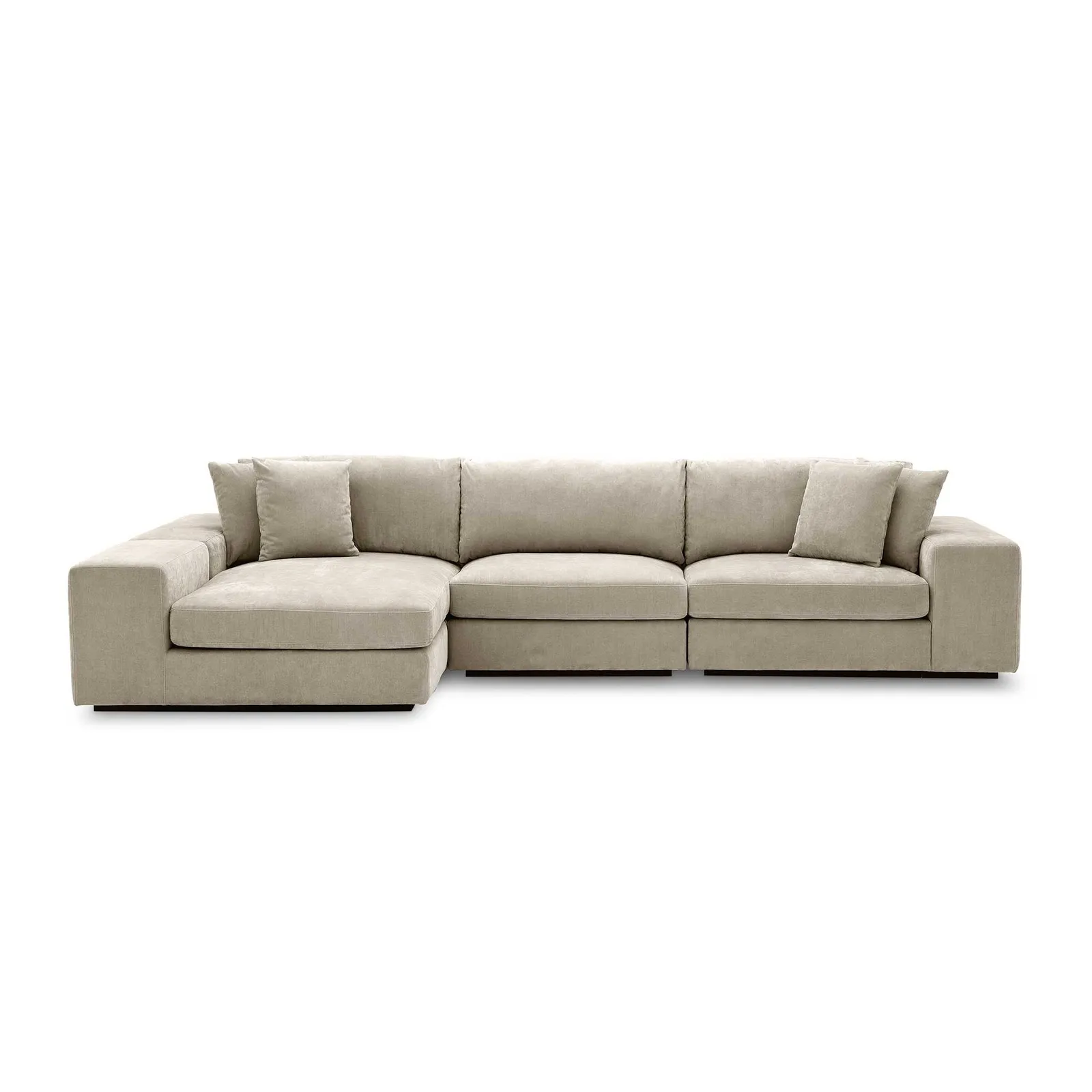 Eichholtz Vista Grande Lounge Corner Sofa, White Fabric | Barker & Stonehouse 3