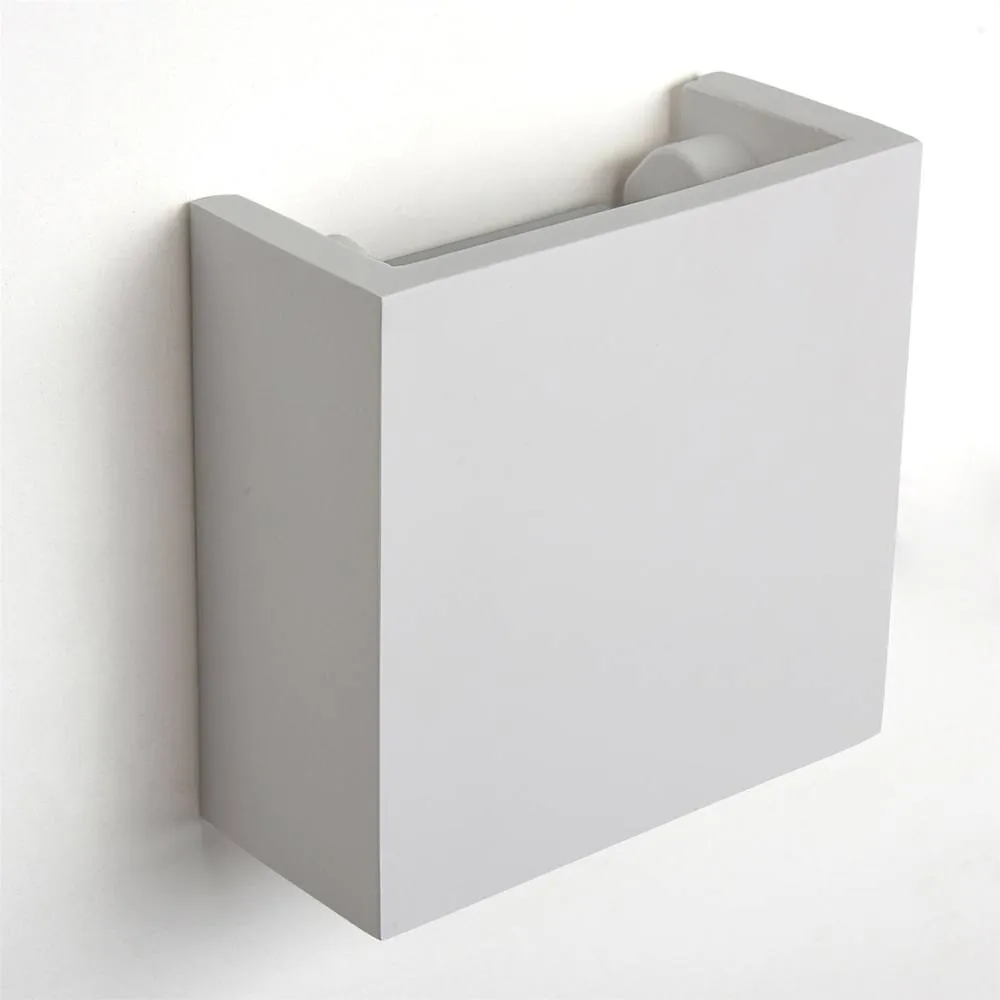 First Choice Lighting Michele - White G9 Plaster Wall Light 2