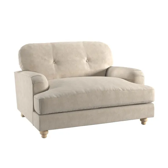 Martha Vintage Velvet Snuggle Chair 3