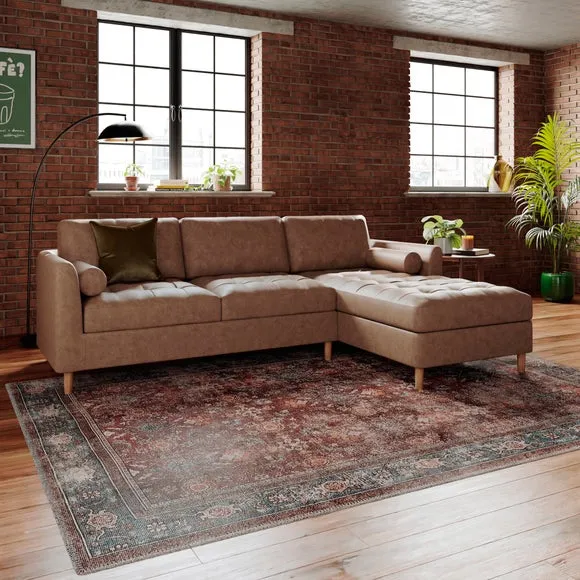 Max Soft Faux Leather Corner Storage Sofa Bed 2