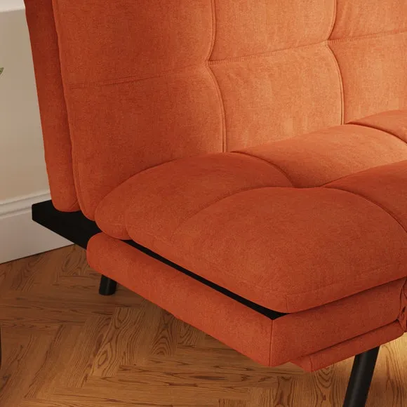 Harrison Quilted Chenille Clic Clac Sofa Bed 3