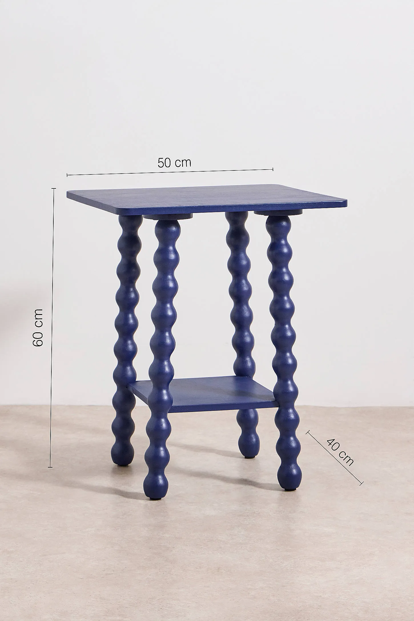 Willow Side Table - Navy 6