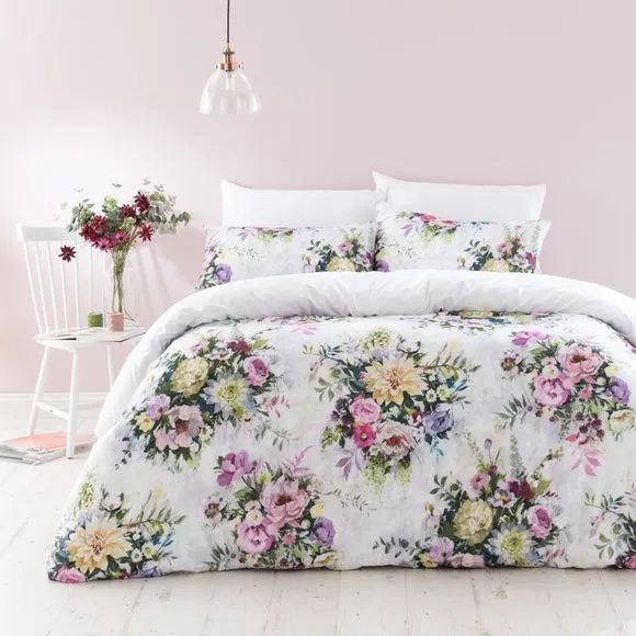 Kinsley Floral 100% Cotton Duvet Cover & Pillowcase Set