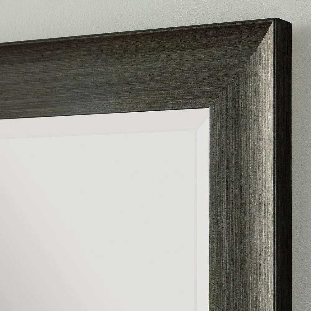 Yearn Mirrors Charcoal Grey Scooped Framed Mirror 129.5x106.5cm 2