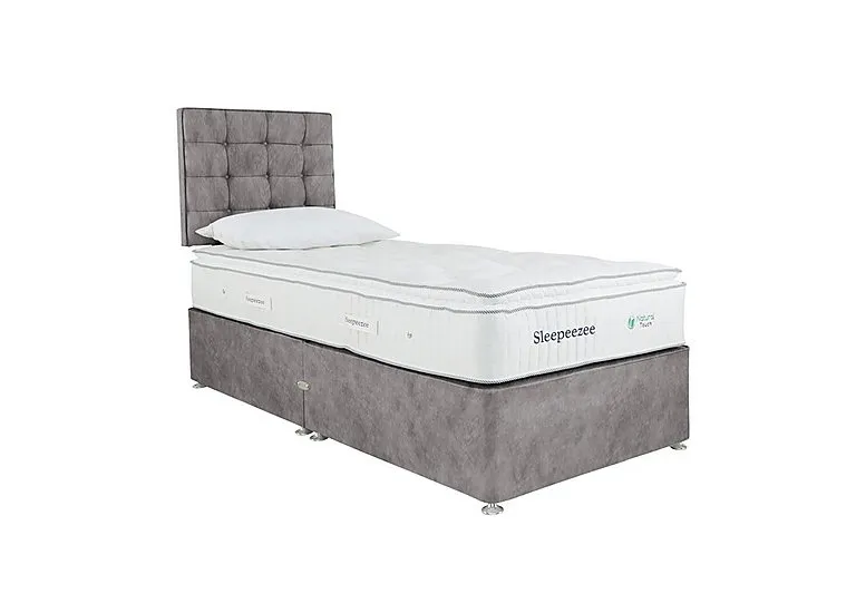 Natural Touch 2000 Pillowtop Divan Set - Single - Dapple Silver